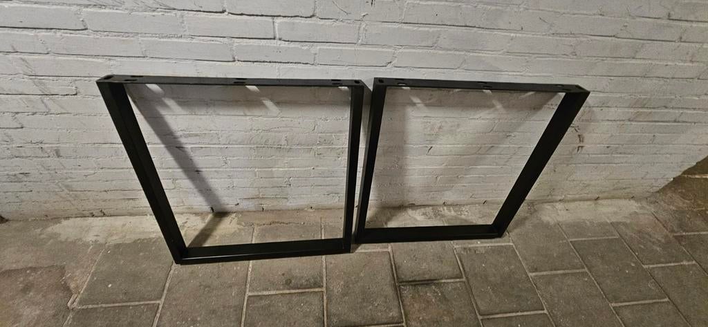 Tafelpoten Metaal Zwart Poedercoat, Ophalen, Tafelpoot, 50 tot 100 cm, 50 tot 100 cm