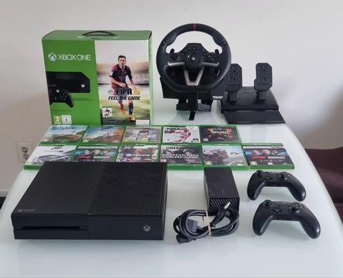 Xbox One + FIFA 15, Spelcomputers en Games, Spelcomputers | Xbox One, Zo goed als nieuw, Xbox One, 500 GB, Ophalen of Verzenden
