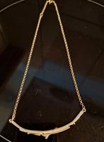 Zilveren ketting gemaakt door zilversmid, Sieraden, Tassen en Uiterlijk, Kettingen, Ophalen of Verzenden, Zo goed als nieuw, Zilver