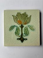 JUGENDSTIL tegel 15,3x15,3x0,9 cm, Antiek en Kunst, Antiek | Wandborden en Tegels, Ophalen of Verzenden