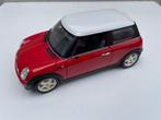 Mini Cooper 2001, Merk Burago 1:18, Ophalen of Verzenden, Gebruikt, Auto, Bburago