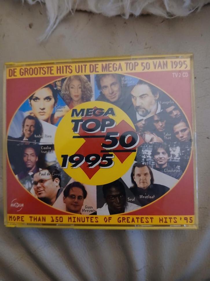 CDx2 Mega Top 50 1995 - De Grootste Hits, Cd's en Dvd's, Cd's | Verzamelalbums, Gebruikt, Pop, Ophalen of Verzenden