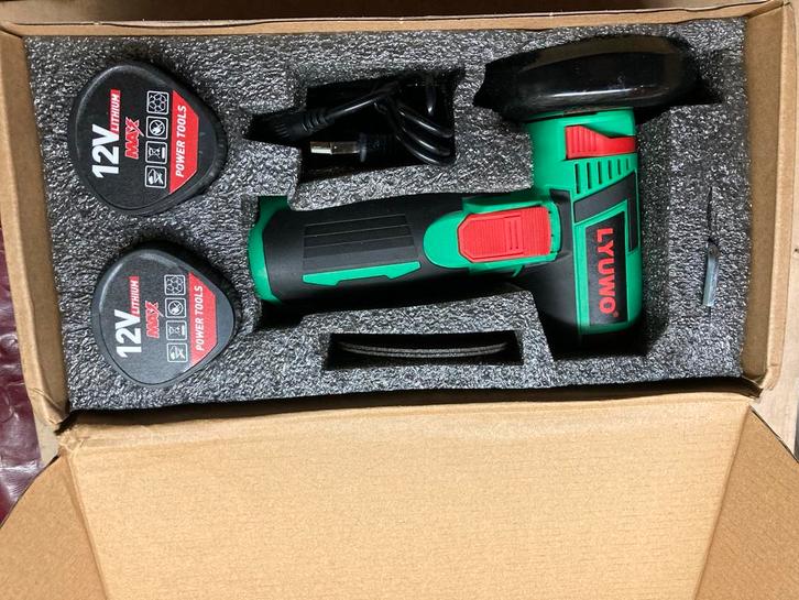 Ion Accu Handslijper - beschermkap + 2 Accu's, Doe-het-zelf en Verbouw, Gereedschap | Schuurmachines, Nieuw, Overige typen, Minder dan 600 watt