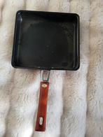 Japanse tamagoyaki pan (vierkant) – metalen pan – goede staa, Overige materialen, Gebruikt, Keramische plaat, Ophalen of Verzenden