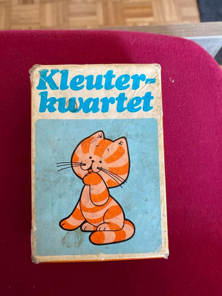 Vintage Kleuter Kwartet Spel - Selecta, Kinderen en Baby's, Speelgoed | Overig, Gebruikt, Jongen of Meisje, Ophalen