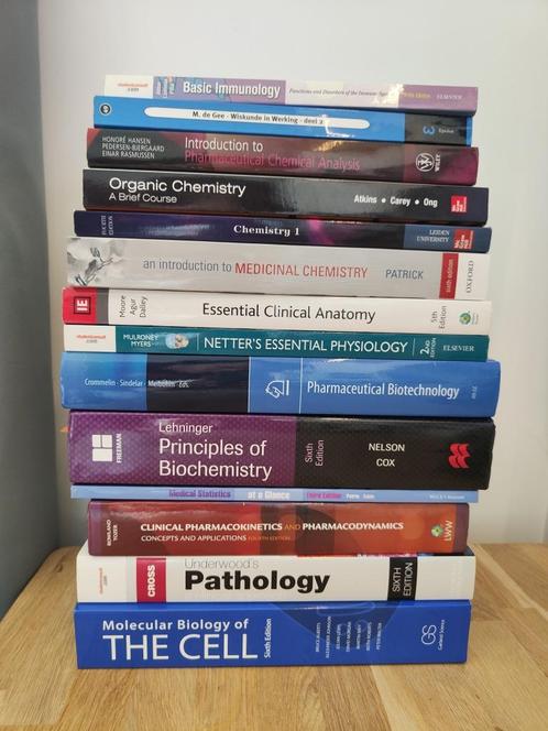 Studieboeken (Bio)farmaceutische wetenschappen / Farmacie, Boeken, Studieboeken en Cursussen, Zo goed als nieuw, WO, Beta, Ophalen of Verzenden