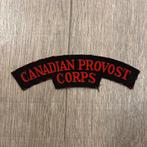 Canadian Provost Corps canvas title, Ophalen of Verzenden
