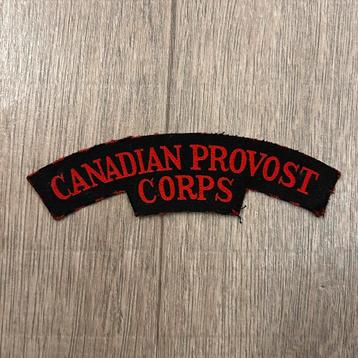 Canadian Provost Corps canvas title beschikbaar voor biedingen
