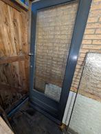 Deur, Doe-het-zelf en Verbouw, Deuren en Horren, Gebruikt, Buitendeur, 200 tot 215 cm, Glas