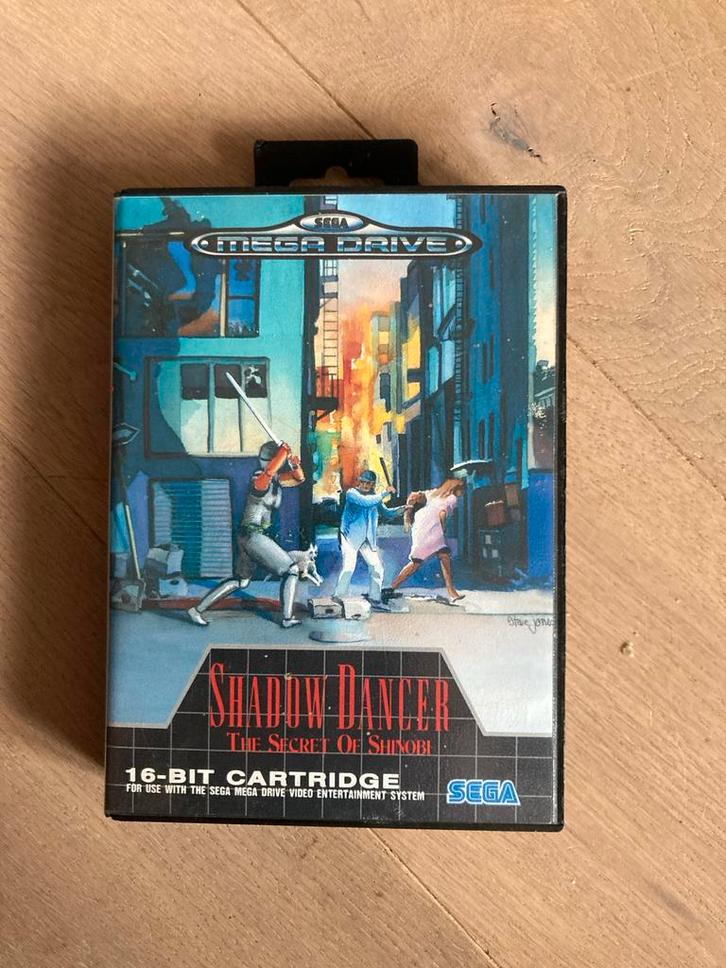 Shadow Dancer - Sega Mega Drive - Compleet!, Spelcomputers en Games, Games | Sega, Gebruikt, Mega Drive, Avontuur en Actie, 1 speler