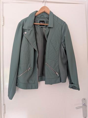 Groene MS Biker Jacket - Maat 50 beschikbaar voor biedingen