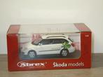 Skoda Fabia Wagon Green Line - Abrex 1:43, Hobby en Vrije tijd, Modelauto's | 1:43, Verzenden, Zo goed als nieuw, Auto, Overige merken