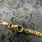 14 karaat gouden ketting prachtig valkenoog schakel, Ophalen of Verzenden, Zo goed als nieuw, Goud, Zilver
