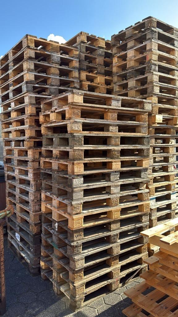 Europallet | pallets | EPAL | nu €9,50 per stuk, Doe-het-zelf en Verbouw, Hout en Planken, Gebruikt, Pallet, Overige houtsoorten