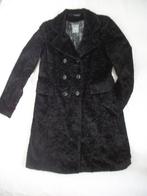 Winterjas Mantel Zwart Fluweel - Wega 1951 - 40 - nieuw, Kleding | Dames, Jassen | Winter, Maat 38/40 (M), WEGA 1951, Zwart, Nieuw