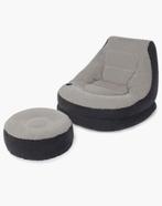 Intex air furniture opblaasstoel + poef design nieuw in doos, Huis en Inrichting, Minder dan 50 cm, Rond, Nieuw, Minder dan 50 cm