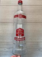 Lege Smirnoff Vodka Fles - 3 Liter, Gebruikt, Overige kleuren, Ophalen of Verzenden, Glas