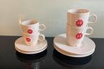 Douwe Egberts 2 espressokopjes en 2 koffiekopjes, Huis en Inrichting, Ophalen of Verzenden, Gebruikt, Overige stijlen, Kop(pen) en/of Schotel(s)