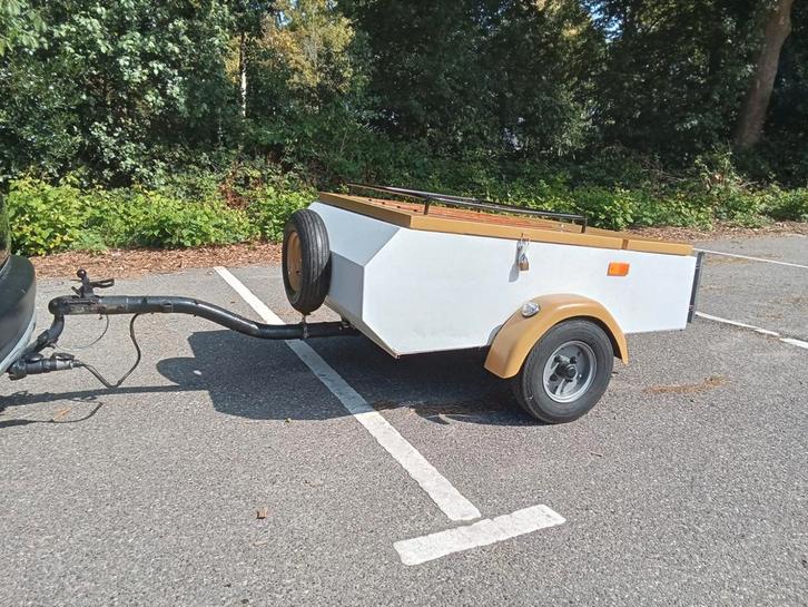 Oldtimer bagage wagentje ( lees even de beschrijving), Caravans en Kamperen, Kampeeraccessoires, Ophalen