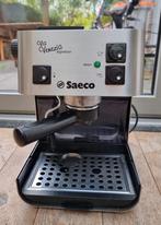 Saeco Via Venetia rvs espresso apparaat, Witgoed en Apparatuur, Koffiezetapparaten, Ophalen, Gebruikt, Espresso apparaat, Gemalen koffie
