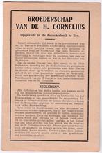 Broederschap van de H. Cornelus opgericht in Son 1907 -, Verzenden, Zo goed als nieuw, Kaart of Prent, Christendom | Katholiek