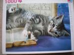 MB Puzzel 1000 stukjes. Savoir-Faire & Experience., Ophalen of Verzenden, 500 t/m 1500 stukjes, Zo goed als nieuw, Legpuzzel