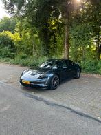 Porsche Taycan 79 kWh 326pk 2022 Vulkaangrijs metallic, Auto's, Achterwielaandrijving, Beige, 4 stoelen, Elektrisch