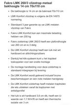 Fakro LMK 260/3 ongebruikt alleen gemonteerd geweest, Doe-het-zelf en Verbouw, Ladders en Trappen, Ophalen, Nieuw, Ladder, Opvouwbaar of Inschuifbaar