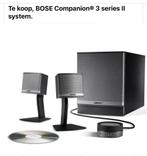 BOSE voor de pc, Computers en Software, Pc speakers, Ophalen of Verzenden, Zo goed als nieuw