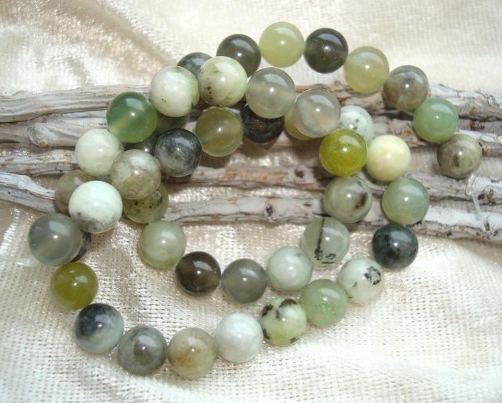 Snoer jade 8 mm., Hobby en Vrije tijd, Kralen en Sieraden maken, Nieuw, Kraal, Ophalen of Verzenden