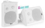 Actieve Bluetooth speaker set, BT Luidsprekers stereo, wit