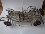 Oude grote Draad Oldtimer Sportwagen. Metal, Lengte: 47 cm, Ophalen of Verzenden