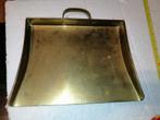 Vintage koperen stoffer blik, veegblik, 24x33cm, Antiek en Kunst, Ophalen of Verzenden, Koper