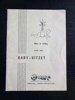 reclame brochure baby uitzet  Vlijt Lisse, Verzamelen, Ansichtkaarten | Nederland, Verzenden, Ongelopen, Zuid-Holland