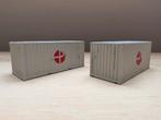 Tekno 2x zeecontainers, Ophalen of Verzenden, Zo goed als nieuw, Bus of Vrachtwagen, Tekno