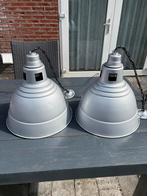 Industriële Hanglampen Set van 2, Ophalen of Verzenden, Gebruikt, Metaal, 50 tot 75 cm