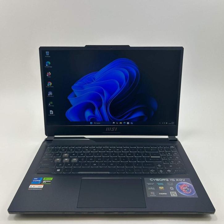 MSI Cyborg 15 – Core i7-12650H – Nvidia RTX 4060 – 512GB, Computers en Software, Windows Laptops, Refurbished, 15 inch, SSD, 4 Ghz of meer