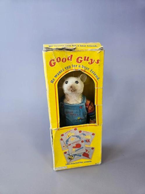 Taxidermy Chucky muis, Verzamelen, Dierenverzamelingen, Nieuw, Opgezet dier, Overige soorten, Ophalen of Verzenden