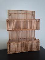Rotan Wandrek met 2 Vakken - Vintage Bohemien Stijl, Ophalen of Verzenden, Nieuw