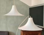 2 x Dijkstra Alu Heksenhoed Hanglamp Lamp Retro Seventies, Huis en Inrichting, Lampen | Hanglampen, Minder dan 50 cm, Gebruikt