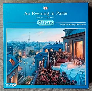 Gibsons puzzel An Evening in Paris 1000 compleet beschikbaar voor biedingen
