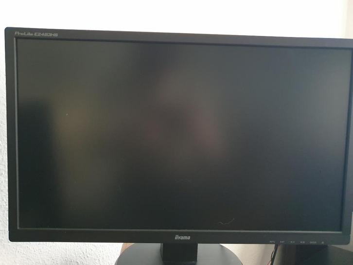 IIYAMA ProLite E2483HS-B1 24 inch gaming monitor fullhd 60hz, Computers en Software, Monitoren, Zo goed als nieuw, 60 Hz of minder