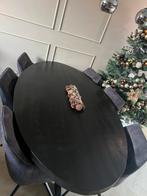 Ovale eettafel mangohout, Huis en Inrichting, Tafels | Eettafels, Ophalen, 100 tot 150 cm, 200 cm of meer, Zo goed als nieuw