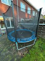 Trampoline 252cm - Gebruikt, incl. net en trap, Ophalen, Gebruikt
