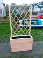 plantenbak met klimplantenrek, Nieuw, Ophalen of Verzenden, 60 tot 100 cm, Rechthoekig