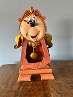 Klok cogsworth belle & het beest, Ophalen, Assepoester of Belle, Zo goed als nieuw, Beeldje of Figuurtje