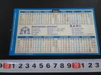 sticker Kalender 1992 B.A.R.I. betalingsdata salarissen, Ophalen, Zo goed als nieuw, Bedrijf of Vereniging