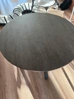IKEA zwartgrijs ronde Tafel, Huis en Inrichting, Tafels | Eettafels, Ophalen, Kunststof, 100 tot 150 cm, Rond