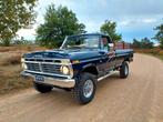 Ford f250 highboy 1975 4x4, Auto's, Zwart, Overige carrosserieën, Blauw, 219 pk