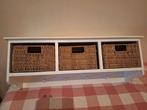 Kapstok crème met 3 mandjes, Gebruikt, Minder dan 100 cm, Hout, Ophalen